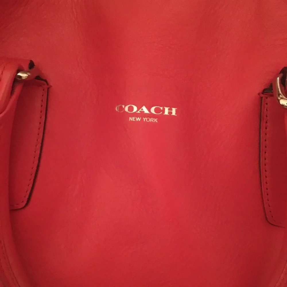 Coach shoulder bag (leather) - Picture 3 of 12